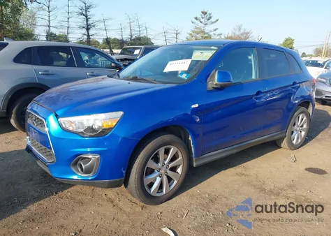 2015 Mitsubishi Outlander Sport Es из США, поврежденный, VIN 4A4AP3AU7FE057576